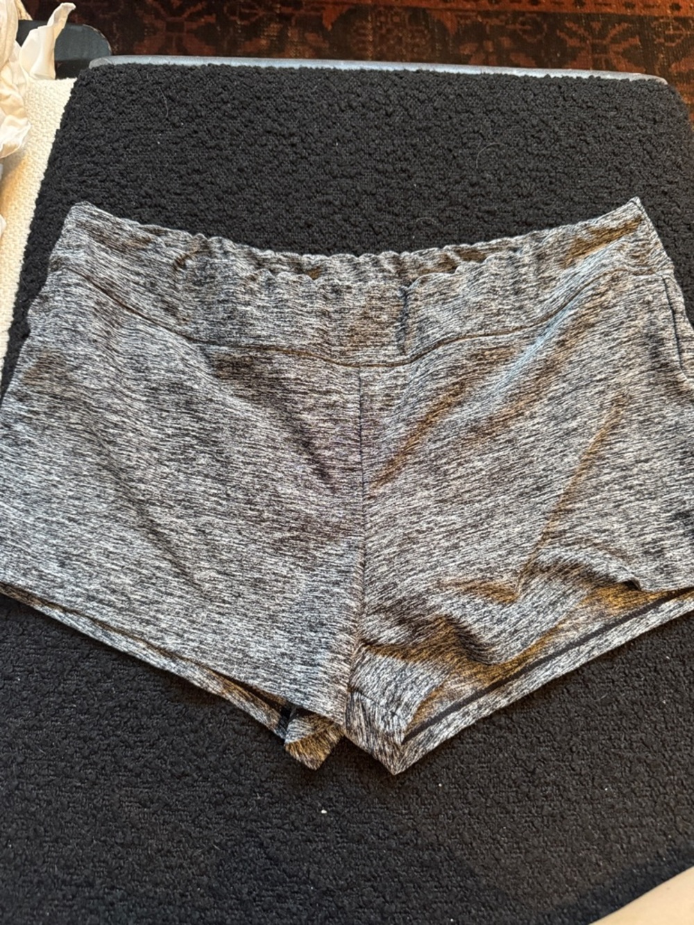 Women’s Gray Heather Active Shorts - Comfortable Everyday Fit. Built in. Size M